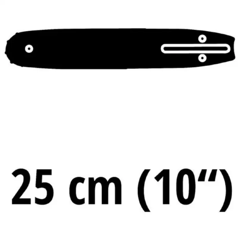 Pakaitinis grandinės pjūklo strypas 4501753, skirtas akumuliatoriniam grandininiam pjūklui GE-LC 18/25-1 Li (25 cm, 1,1 mm)