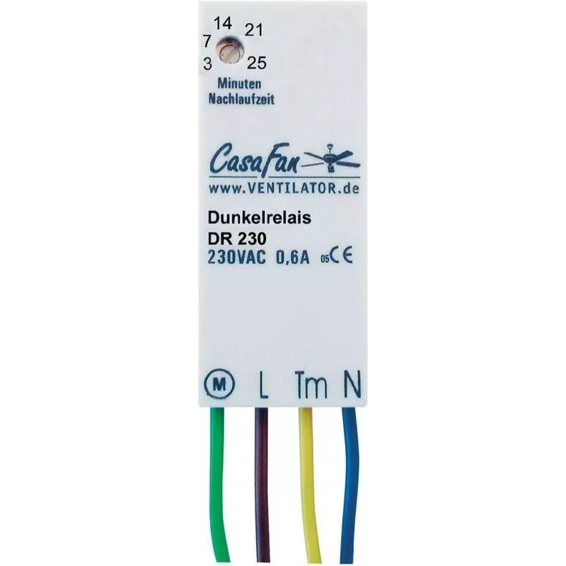 Sieninis laikmatis CasaFan DR 230 Modulo White – modelis 98008, maitinimas 230V