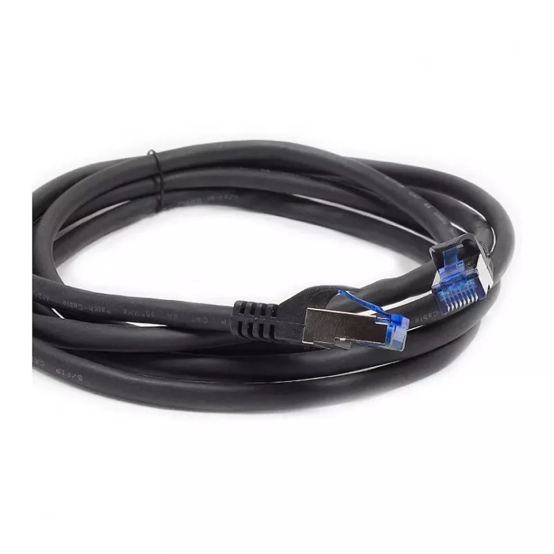 Good Connections Cat.6A komutacinis kabelis SmartFLEX HF juodas 1,5 m