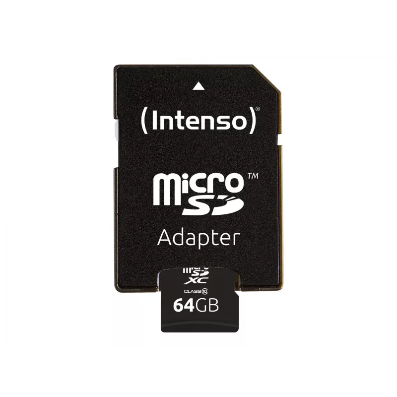 Intenso MicroSD kortelė 64 GB MicroSDXC Class 10