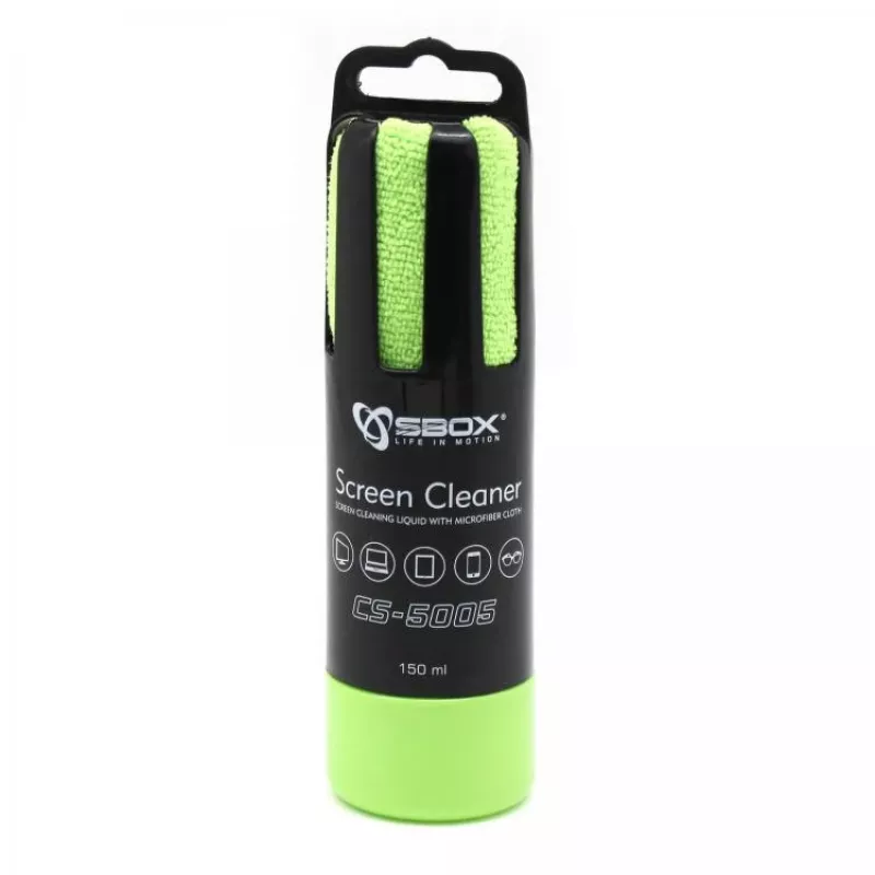 Sbox CS-5005G ekrano valiklis 150 ml žalias