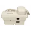 Analoginis telefonas Panasonic KX-TS500PDW — 16 mygtukų, baltas, stalinis/sieninis montavimas, 100 įrašų telefonų knyga