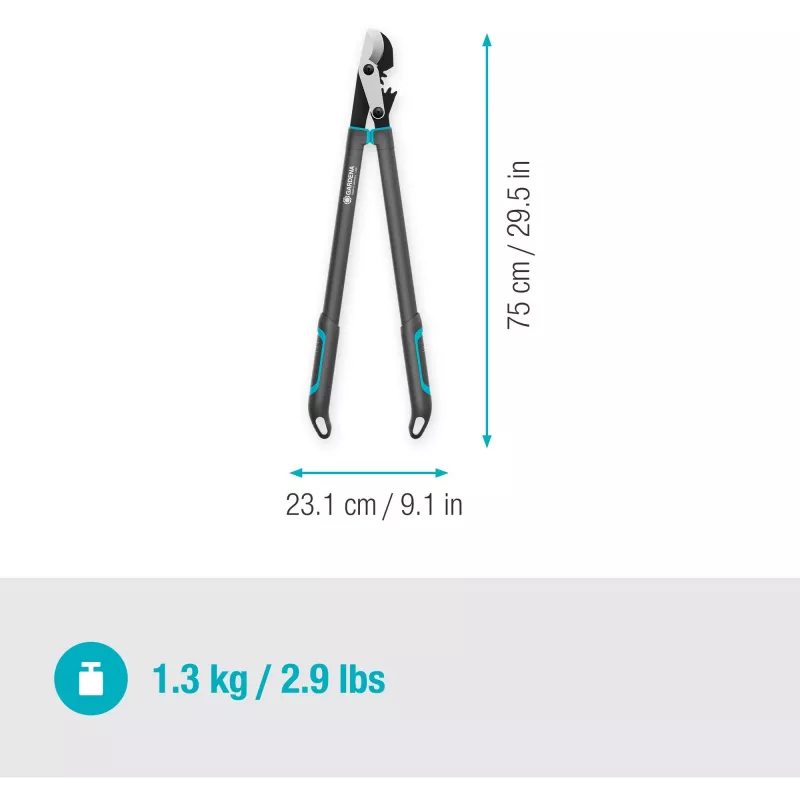GARDENA 12051-88 EnergyCut Pro L sodo žirklės su apėjimo mechanizmu (12051-88)