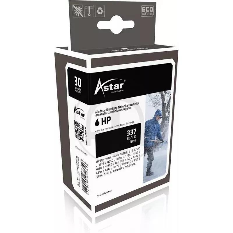 ASTAR AS700671 HP PS8750 rašalas juodas - suderinamas - Juoda