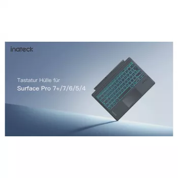 inateck klaviatūra Surface pilka, Sureface GO 1-4 Com. QWERTZ