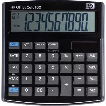 HP-OC 100 II/INT BX biuro skaičiuotuvas juodas