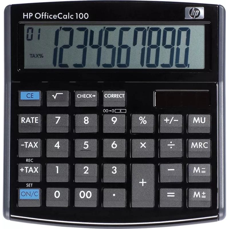 HP-OC 100 II/INT BX biuro skaičiuotuvas juodas