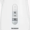Elektrinis virdulys SEVERIN 1 L 2200 W baltas — belaidis, 360° pagrindas, paslėptas kaitinimo elementas