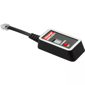Carrera Toys 10112 Juodas lenktyninis automobilis su nuotolinio valdymo pulteliu