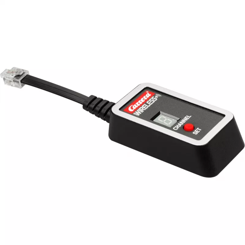 Carrera Toys 10112 Juodas lenktyninis automobilis su nuotolinio valdymo pulteliu