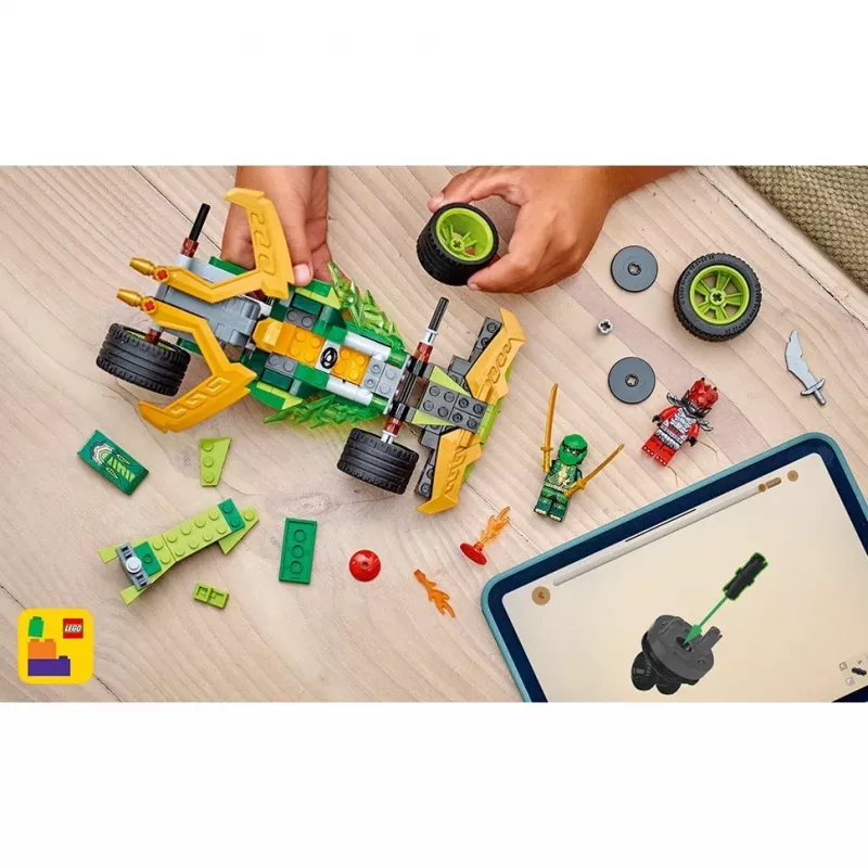 LEGO statybų rinkinys NINJAGO Lloyd's Action Speedster 71828, 181 detalė, 2 mini figūrėlės, amžius 7+