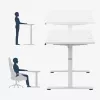 mark adler Leader 7.3 baltas — reguliuojamo aukščio ergonominė darbo vieta