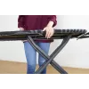 Viso dydžio lyginimo lenta Taurus 994178000 — 410 x 1250 mm, reguliuojamas aukštis iki 930 mm, medvilninė danga, juoda