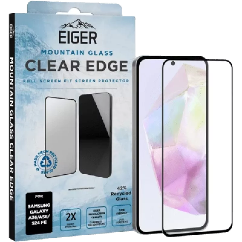 Eiger SP Mountain Glass Clear Edge Galaxy A36/A56/S24 FE (EGSP01032)