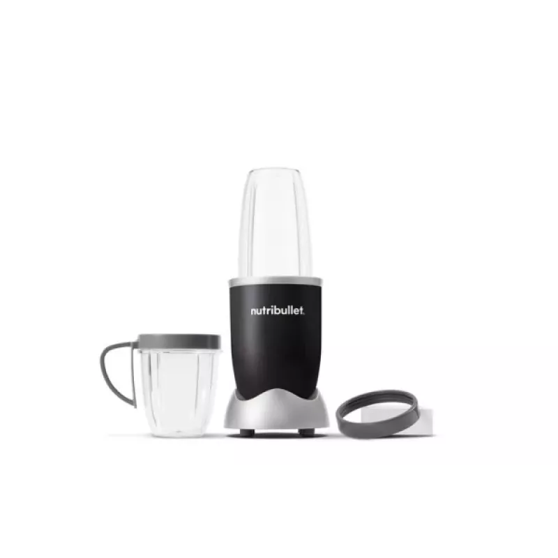 Puodelinis trintuvas NUTRIBULLET NB606B 600W, Tritan ąsotis 0,7 l, 6 peiliai, 1 greitis, 500 ml puodelis, pilkas