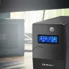 Qoltec Monolith nepertraukiamo maitinimo šaltinis (UPS) Dvigubo keitimo (Online) 1 kVA 600 W 2 SCHUKO lizdai