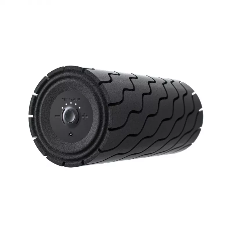 Therabody ritininis masažuoklis Theragun Roller Universal Juoda — 5 greičių, vibruojantis, 1,5 kg, 12 V, 180 min baterija