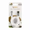 Sbox USB-TYPEC-15W USB->Type C M/M 1,5 m Coconut Balta