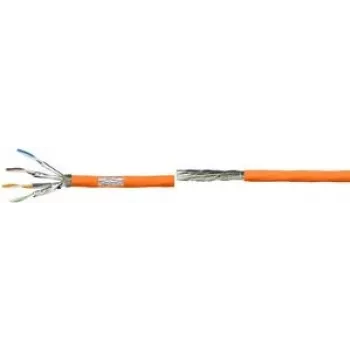 LogiLink Professional - Bulk Cable - 200 m - 7.5 mm - S/FTP -Cat.7 Raw Cable - Halogen-Free, robust - orange