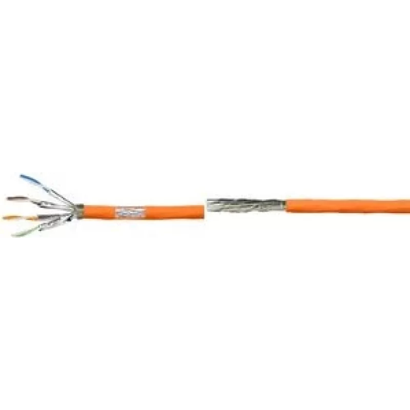 LogiLink Professional - Bulk Cable - 200 m - 7.5 mm - S/FTP -Cat.7 Raw Cable - Halogen-Free, robust - orange