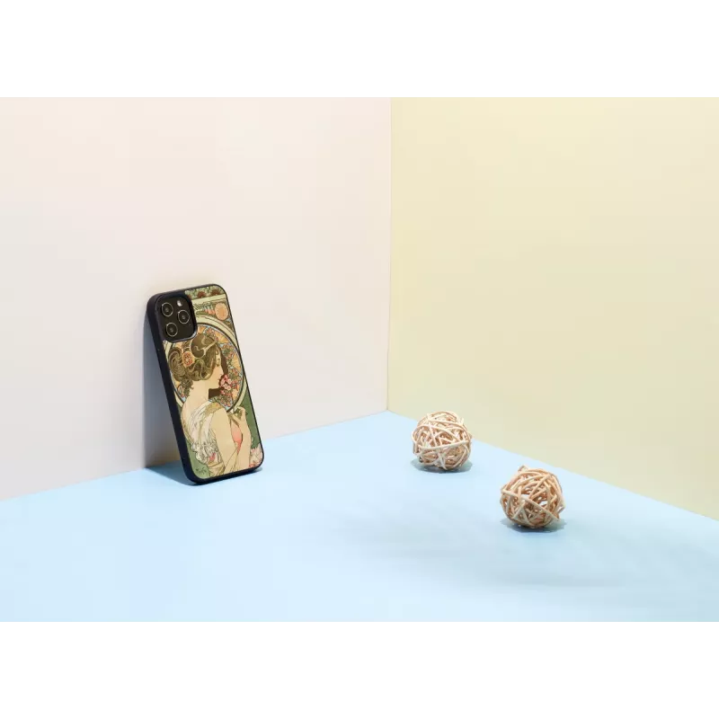 man and wood telefono dėklas, skirtas iPhone 12 Pro Max — primrose Juoda