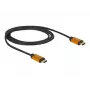 HDMI kabelis DeLOCK 85727 1 m A tipo kištukas – kištukas, juodas, auksinis