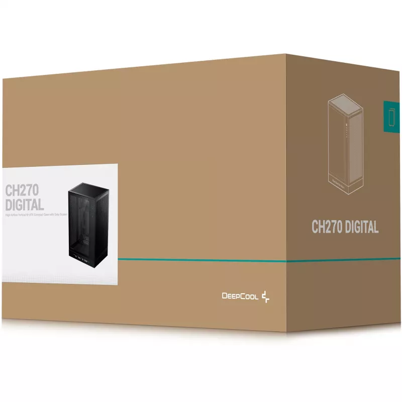 DeepCool CH270 korpusas (R-CH270-BKNDM0-G-1)