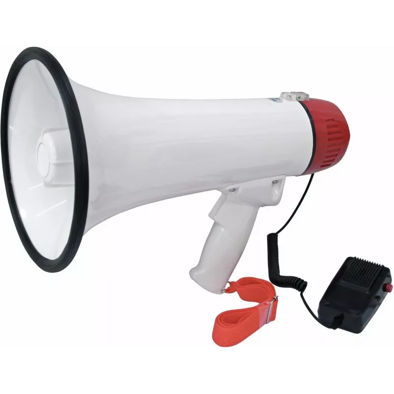 Megafonas Omnitronic MP-15A 15 W galia, 1000 m atstumas, rankinis garsiakalbis