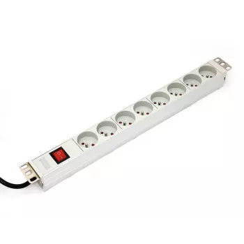 DIGITUS Professional a-19-STRIP-2-IMP - maitinimo skirstytuvas (montuojamas stove) - kintamoji srovė 250 V - įvesties maitinimo šaltinis - išvestis