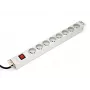 DIGITUS Professional a-19-STRIP-2-IMP - maitinimo skirstytuvas (montuojamas stove) - kintamoji srovė 250 V - įvesties maitinimo šaltinis - išvestis