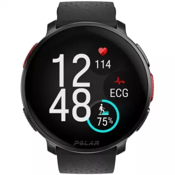 Polar Vantage V3 - Aliuminis - Sportinis laikrodis su dirželiu - Silikonas - Ekranas 3,5 cm (1,39 colio) - 32 GB - Bluetooth - 57 g - Naktinė juoda (900108890)