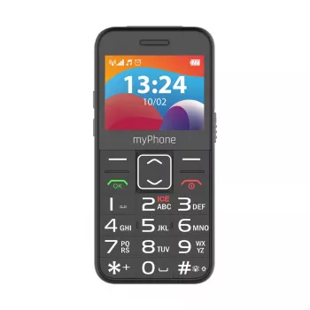 myPhone HALO | 3 LTE | juoda | 2,4 colio | IPS | 48 MB | 128 MB | dvi SIM | Nano SIM | 3G | Bluetooth | 2.1 | USB versija Type-C | įmontuota kamera | pagrindinės kameros skiriamoji geba 0,3 MP |