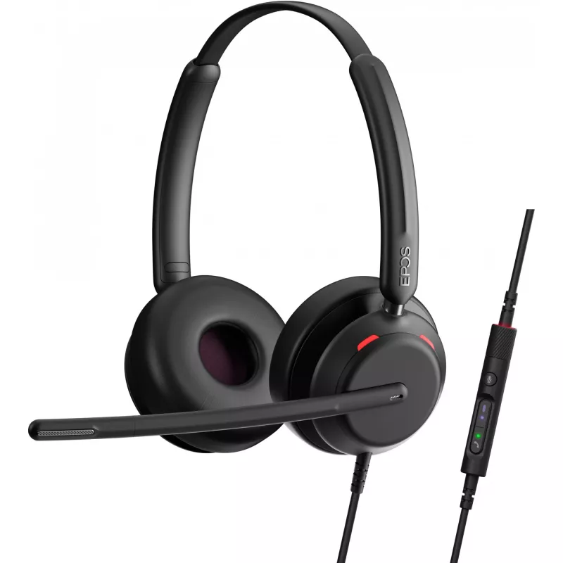 EPOS IMPACT 760T - Ausinės - Ant ausies - Laidinės - USB-C - Juodos - Sertifikuota „Microsoft Teams“ (1001214)
