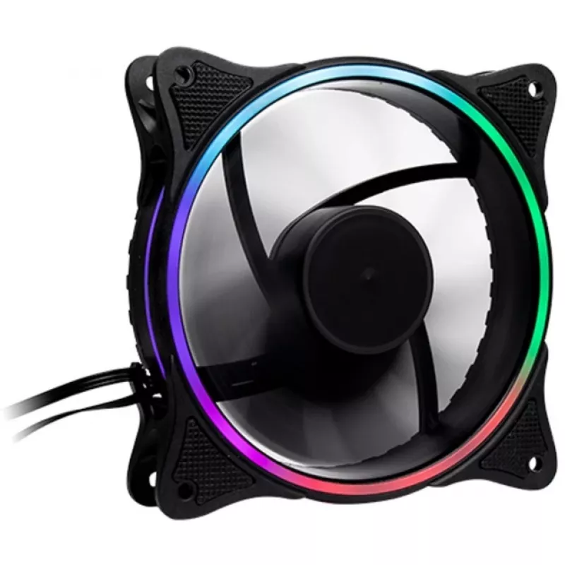 INTER-TECH 888860272 120mm ARGB korpuso ventiliatorius – juodas