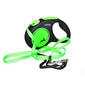 “FLEXI nauja Neon M” - išsitempiantis pavadėlis - 5 m