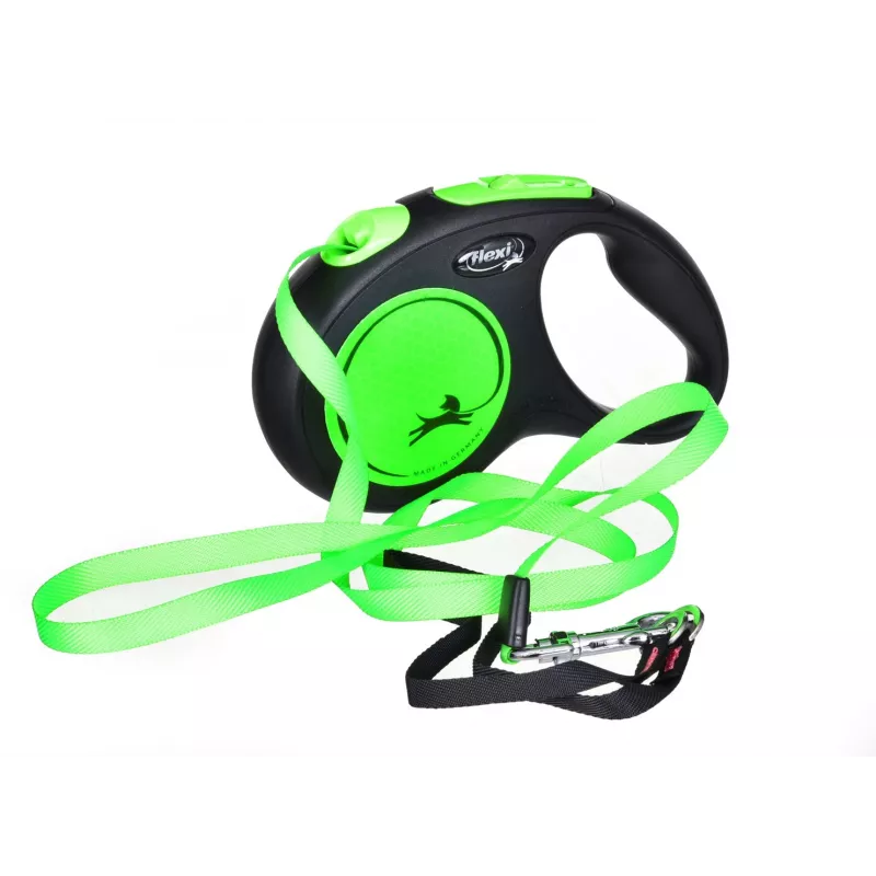 “FLEXI nauja Neon M” - išsitempiantis pavadėlis - 5 m