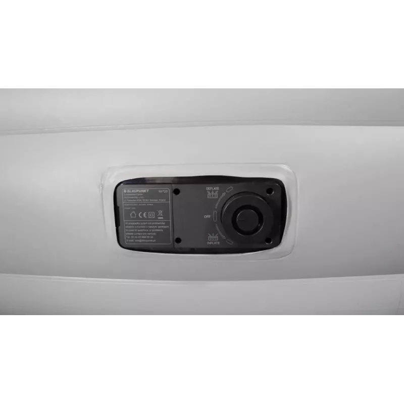 Automobilinis radijas BLAUPUNKT IM720 su Bluetooth, USB ir AUX — vieno DIN automobilinis stereo aparatas