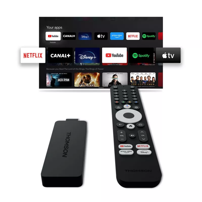 TV priedas laikmena Google TV 4K/145 Thomson