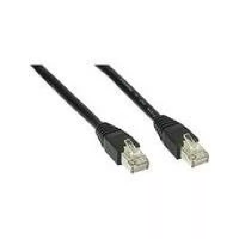 Wentronic Goobay CAT 5e kabelis, U/UTP, juodas, 50 m - CCA vario mišinys (68652)