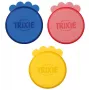 Trixie TX-24551 skardinės dangtelis, plastikinis, apvalus 7,6 cm, pakuotėje 3 vnt., šunims ir katėms