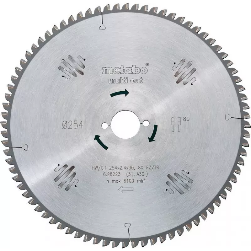 Disko formos pjūklo geležtė Metabo 628223000 25,4 cm
