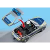 Playmobil policijos automobilis su sirena ir mirksinčia šviesa, įvairiaspalvis, plastikinis, 3+