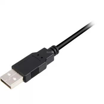 USB 2.0 laidas, USB-A kištukas > Micro-USB kištukas (juodas, 3,0 metro)