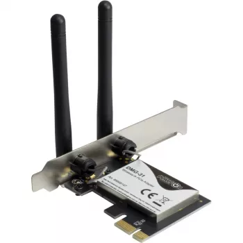 Inter-Tech DMG-31 - Integruotas - Belaidis - PCI Express - Wi-Fi - Wi-Fi 4 (802.11n) - 300 Mbit/s (88888147)