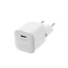 USB-C kelioninis įkroviklis FIXED FIXC20M-CL-WH su įmontuotu USB-C į Lightning laidu, 20W
