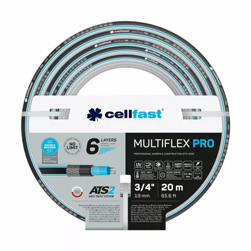 CELLFAST GARDEN HOSE MULTIFLEX PRO ATS2 3/4 50m