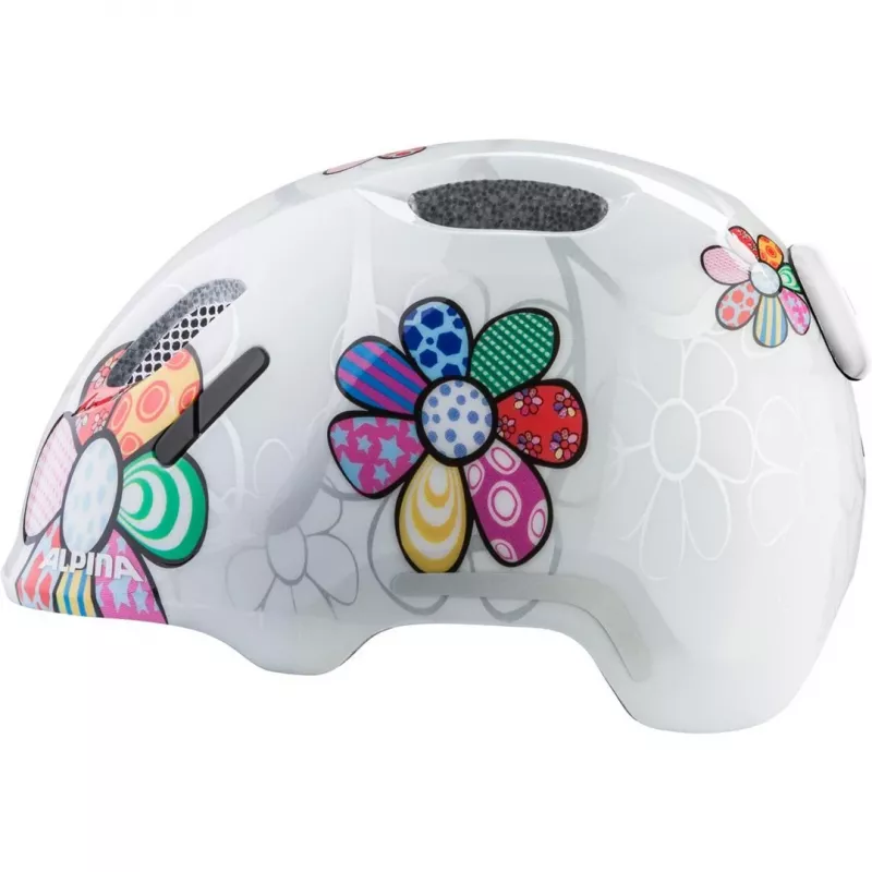 Dviračio šalmas ALPINA XIMO 2 FLASH WHITE FLOWER GLOSS 49-54