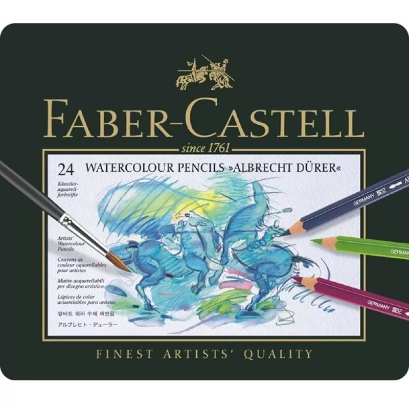 Spalvoti pieštukai Faber-Castell Albrecht Dürer Multi 24 vnt.