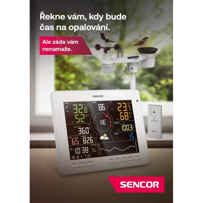 SWS 16600 WiFi 7-in-1 orų stotelė
