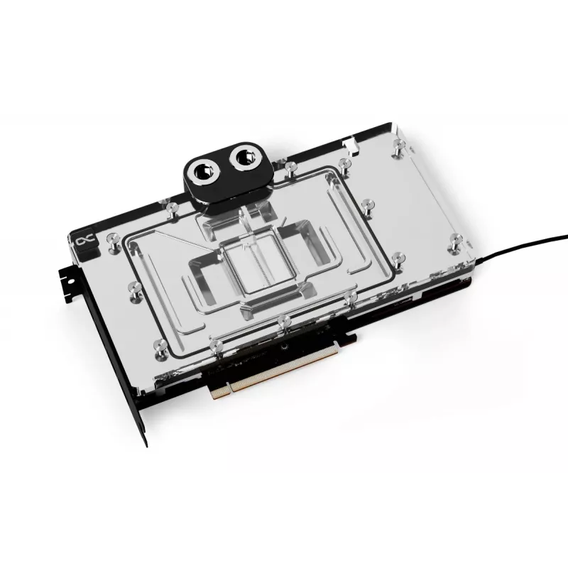 Alphacool Core GeForce RTX 4090 AMP GPU vandens blokas su galine plokšte